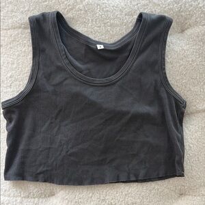 Elwood Cropped Gray Tank